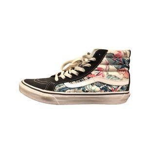 Vans High Top Floral Tropical Size 8.5